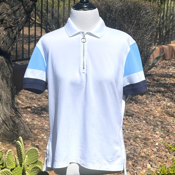 Nike-Fit Dri-Fit Tops - Nike Dri-Fit - Loose Fit Polo Style Top